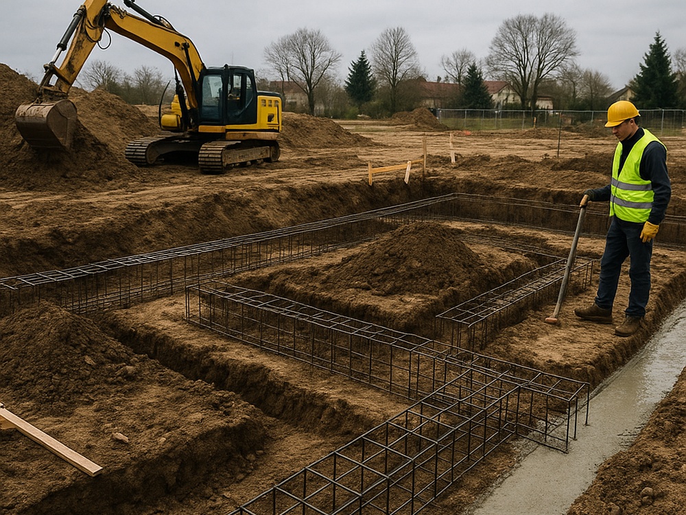 prace ziemne i fundamenty